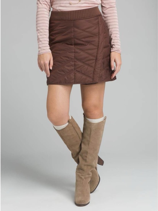 Prana Dresses & Skirts - Prana Diva Wrap Skirt Wedged Wood Quilted Mini Size XS